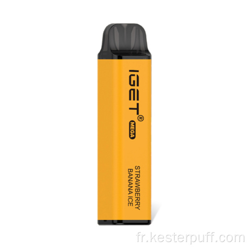 Iget Mega 3000 Puffs jetable Vape Blackberry